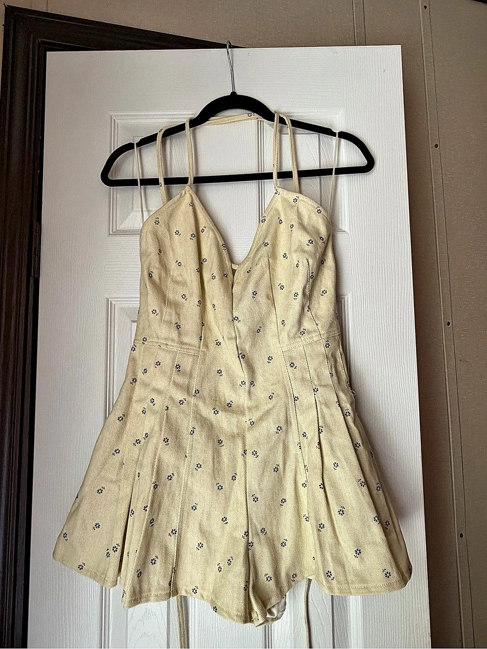VICI Floral ROMPER in Yellow Size Small